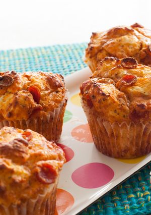 A picture of Pizza Muffins.