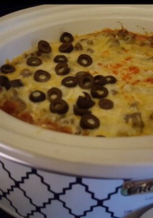 A picture of Mom’s Famous Bean Dip.
