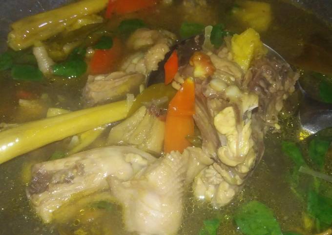 Pindang Tulang Ayam Bumbu Iris