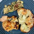 Roasted cheesy cauliflower