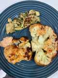 Roasted cheesy cauliflower