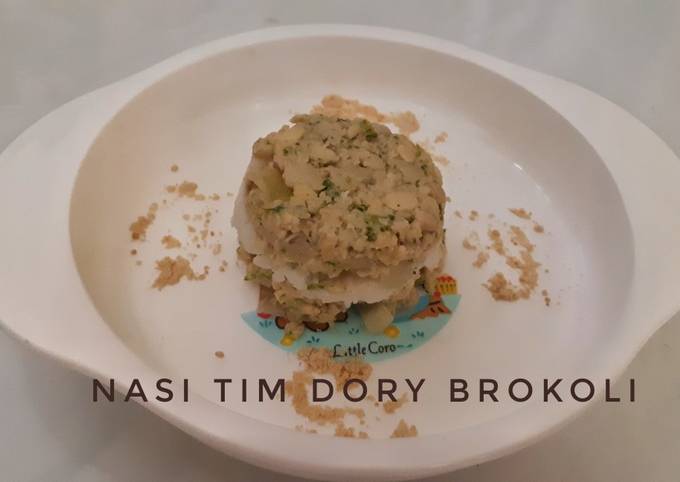 Cara Gampang Membuat Mpasi 8m Nasi tim dory brokoli yang Bikin Ngiler