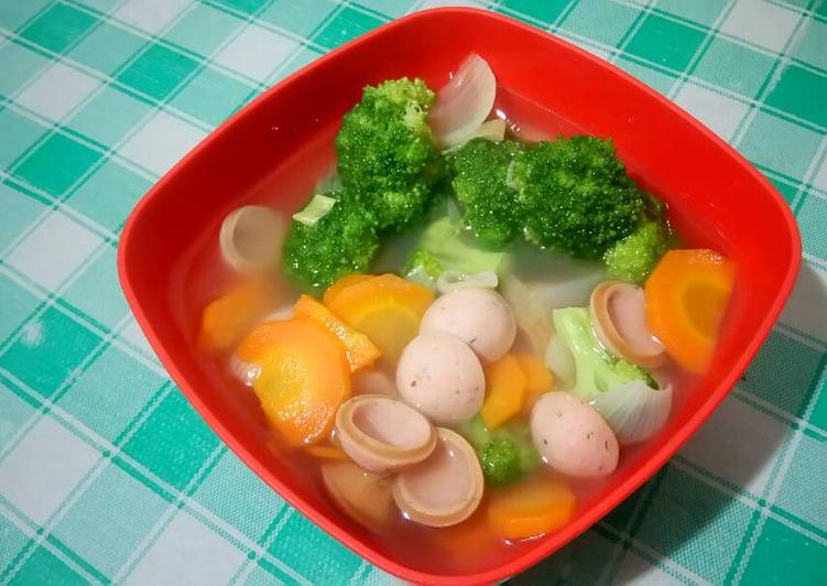 Langkah Mudah untuk memasak Sup Sehat Balita Q, Anti Gagal