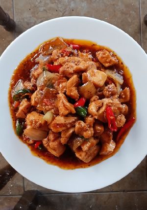 Foto resep Ayam Lada Hitam