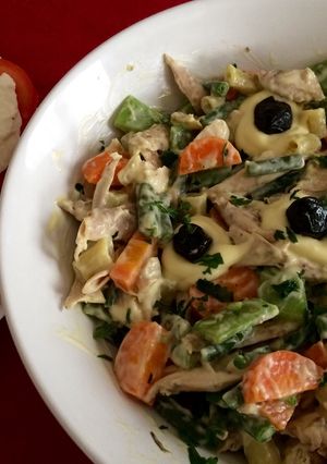 Una foto de Salpicón de pollo para el salad time