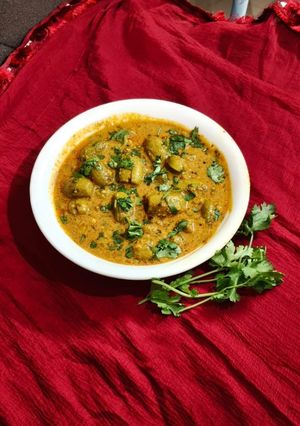 A picture of Stuffed ivy gourd masala (भरली तोंडली).