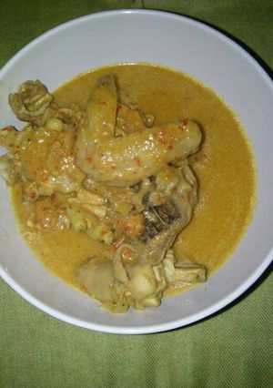 Foto resep Ayam pedas kuah santan