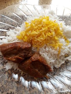 عکسی از دستور چلو گوشت