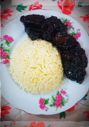 عکسی از دستور مرغ با سس رب انار🍗👌🤗
