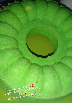 Foto resep Bolu Pandan Kukus (No Mixer)