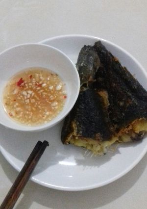 Hình của món Cá trê đồng chiên giòn.
