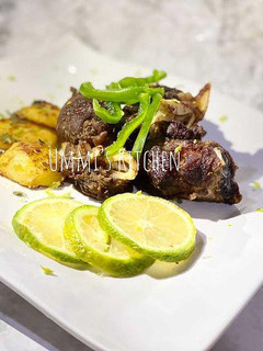 A picture of Ram meat recipe.