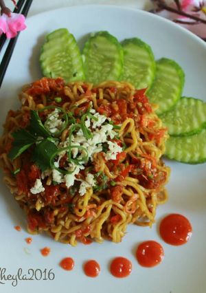Foto resep Mie Setan 👻🔥ala-ala (bumbu sederhana)
