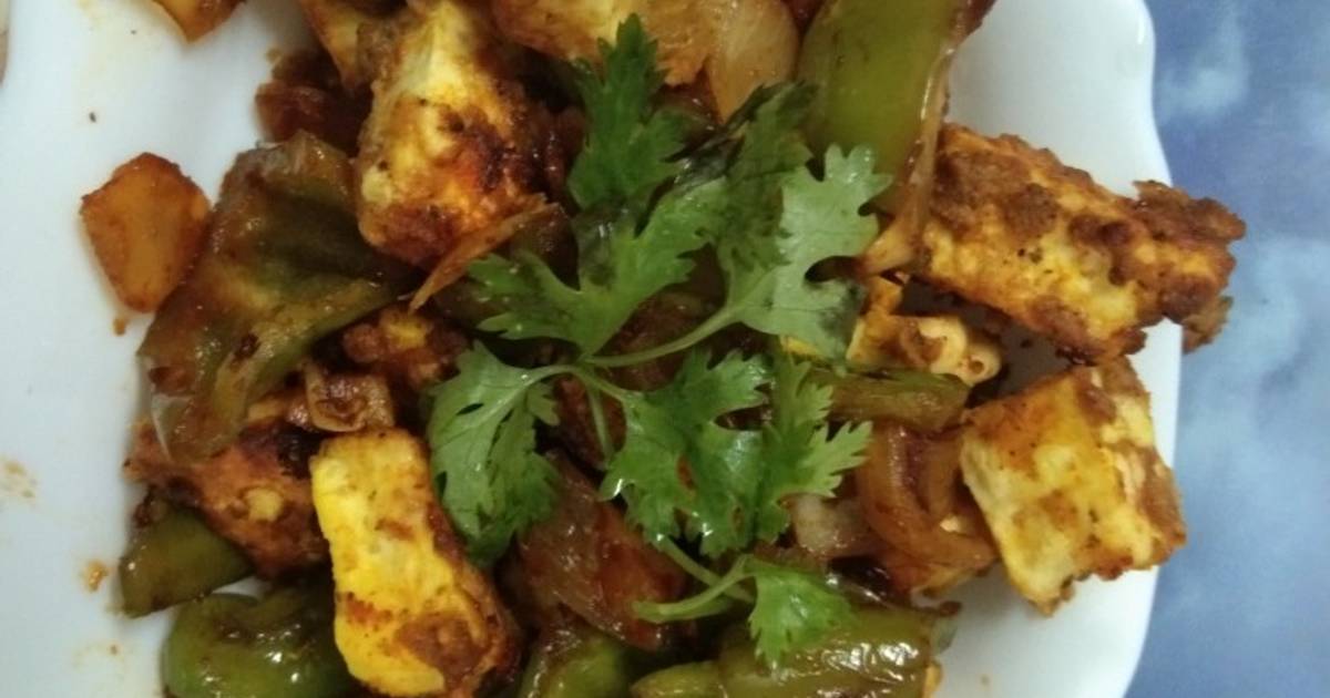 Chilli paneer with soya sauce in Air Fryer Recipe by Krishna Biswas