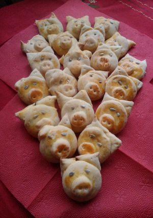 Szilveszteri malackák recept fotója