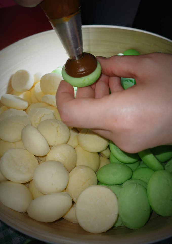 Una foto de 💚Alfajores de maicena sin manteca/mantequilla 💚
