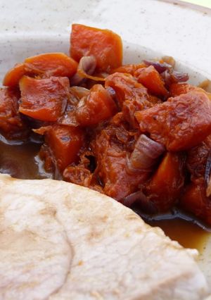 Una foto de Cerdo con calabaza (con y sin Thermomix)