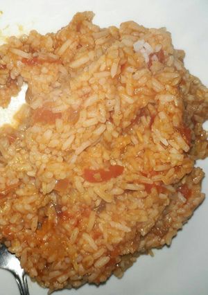 A picture of Plain fried rice.