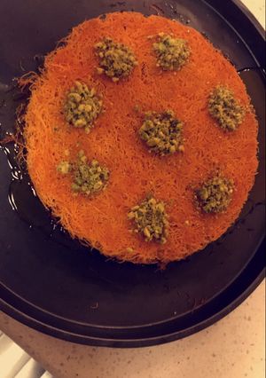 صورة لوصفة الكنافه بالجبنه