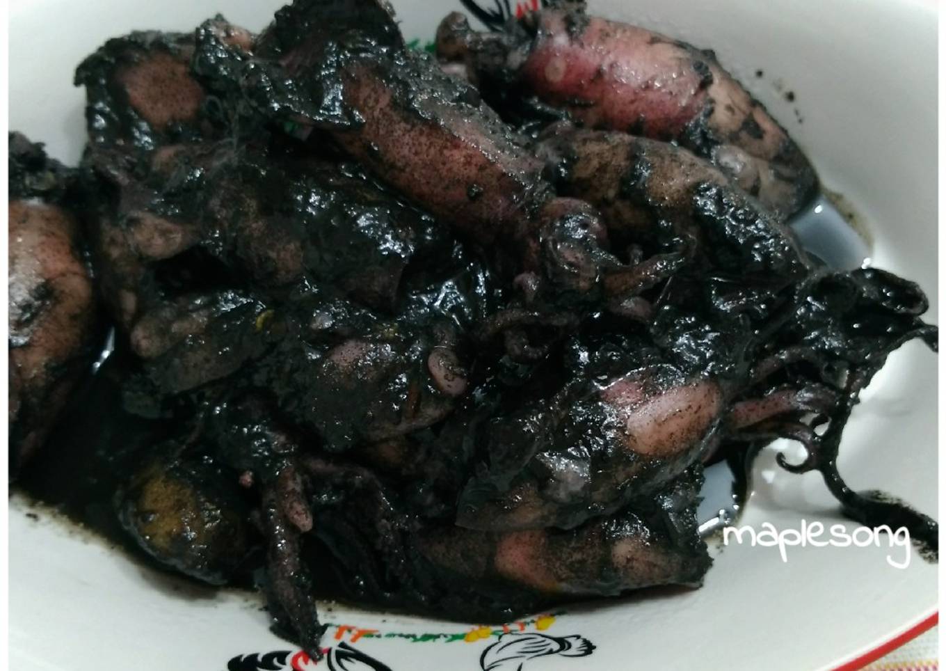 Cumi hitam pedas