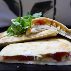 A picture of Cheesy Quesadillas.