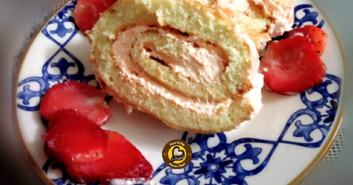 Swiss Roll Cake Recipe by Rumana Irfan Cookpad