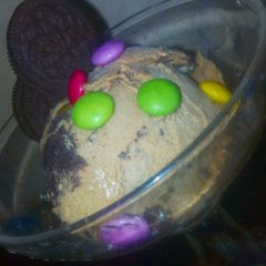 A picture of Cuppucino Oreo ice cream.