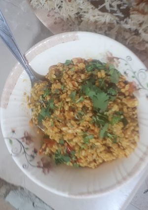 A picture of Fried daal.