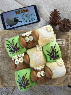 Foto resep Roti Sobek Shaun the Sheep