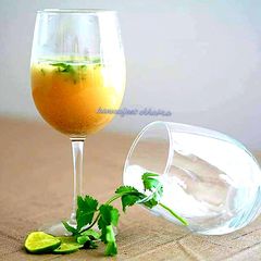 A picture of Savoury sattu drink.