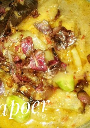 Foto resep Terubuk pete sayur santan