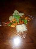 Langostino capeados con aderezo de chipotle