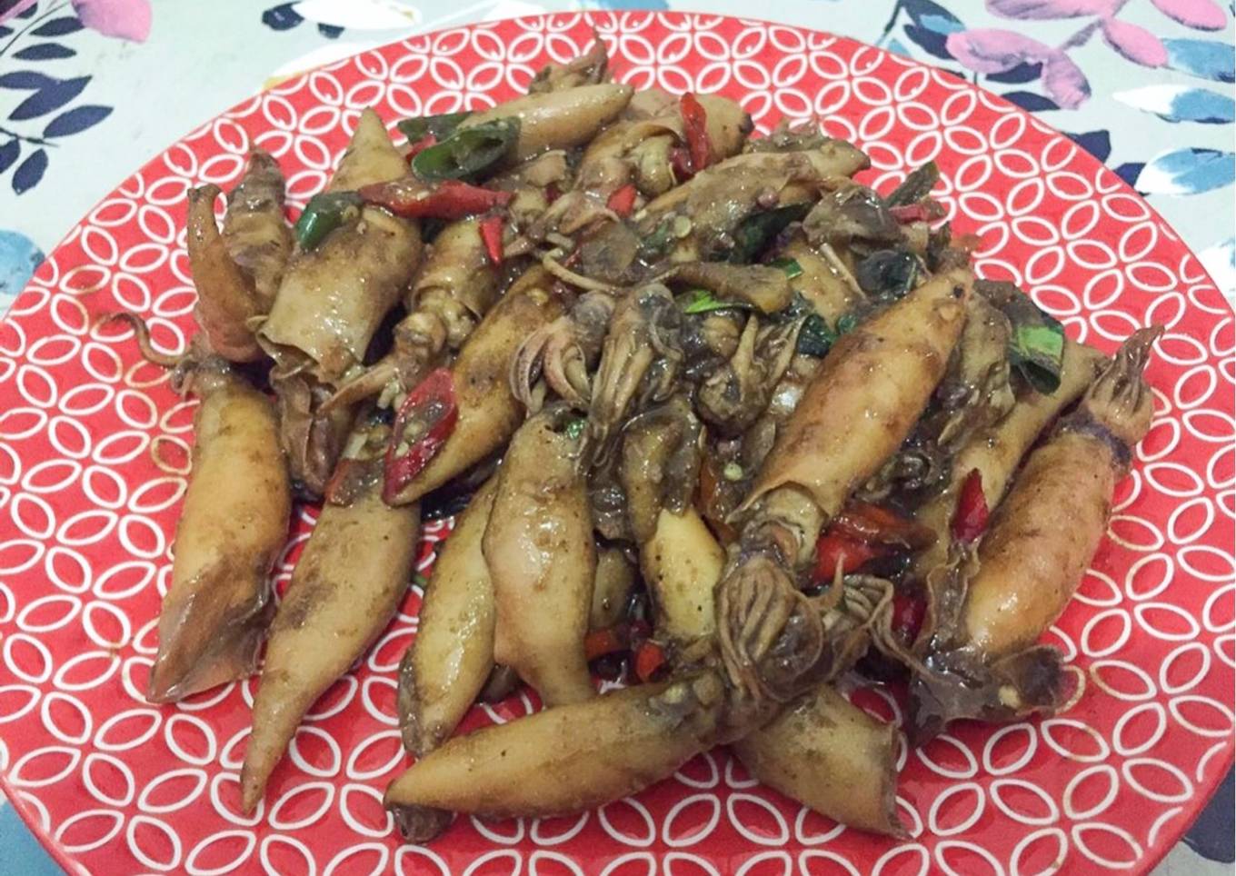 Cumi Asin Rica-Rica
