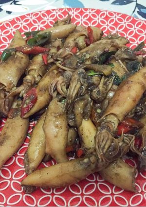 Foto resep Cumi Asin Rica-Rica