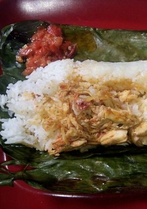 Foto resep Nasi bakar ayam n sambel goang