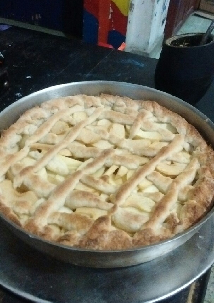 Una foto de Tarta de manzana simple
