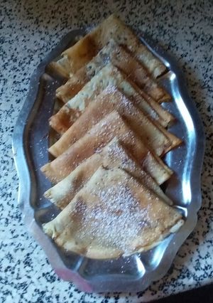 صورة لوصفة لي كريب بالشوكولا والبنان