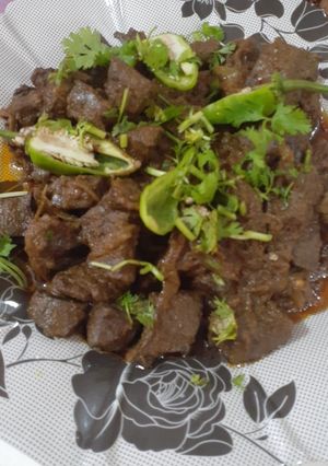 A picture of Beef Kaleji.