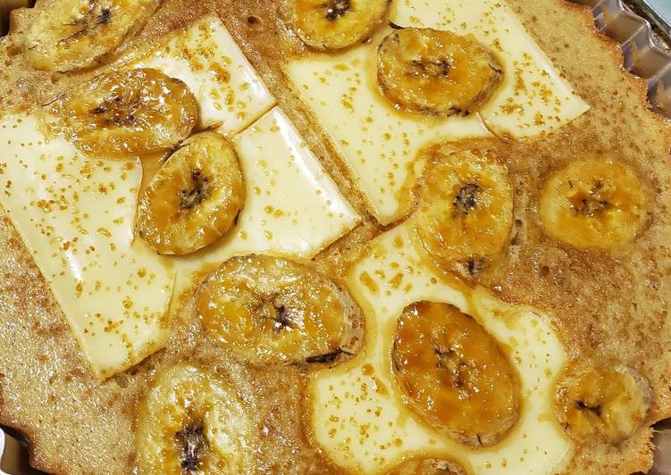 Banana cheese slice dengan gula palem