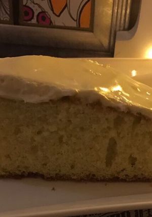 صورة لوصفة كيك بالليمون لذيذ😍😋