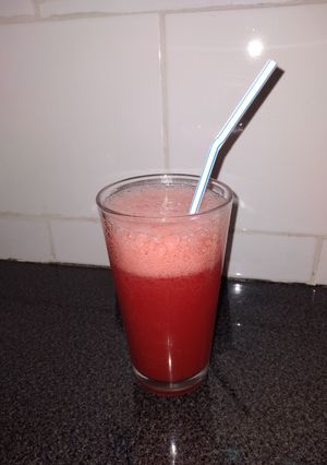Una foto de Granizado de frutillas