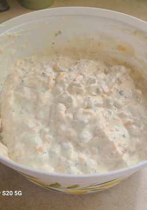 A picture of Ranch bacon and cheddar dip.