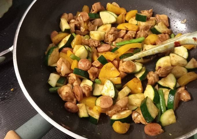 Chicken Paprika Stir Fry