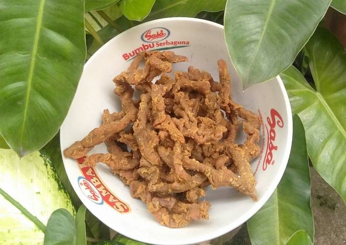 Cara membuat Usus crispy Cara membuat Usus crispy