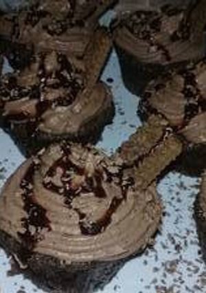 Una foto de Súper cupcakes chocolatosos rápidos y riquísimos