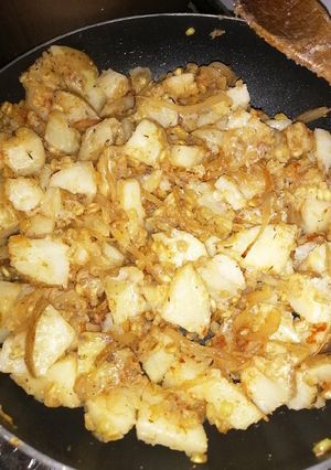 Una foto de Papas con mote