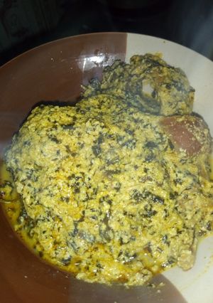 A picture of Egusi soup.