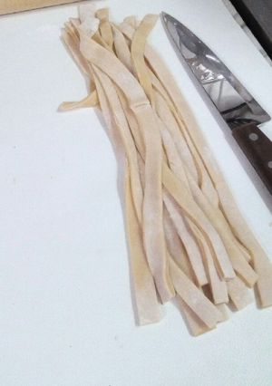 Una foto de Fideos integrales caseros🍝