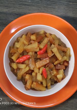 Foto resep Tumis pepaya pedas manis