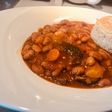 Judías pintas con arroz en olla rápida